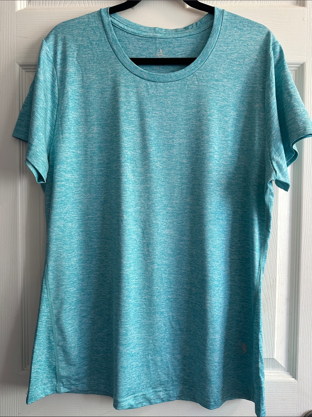 Heathered Teal Athletic Crew Neck Tee
